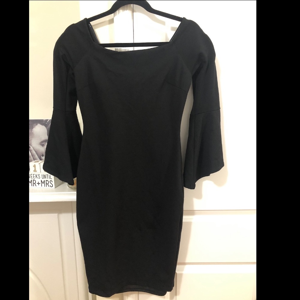 LuLus- All She Wants Off-the-Shoulder Midi Dress